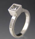 Diamant ring ca. 0.62 ct.