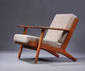 Hans J. Wegner, lænestol af eg, model GE-290  Denne vare er sat til omsalg under nyt varenummer 4312748