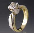 Solitaire ring ca. 0.78 ct.