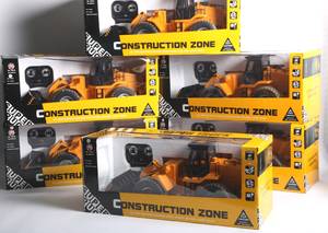 Construction Zone Seks stk.fjernstyret  gummiged 6
