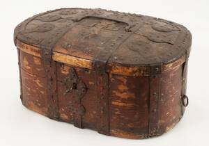 Färdskrin, allmoge, 1700-tal