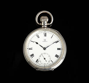 Omega herrfickur silver