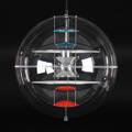 Verner Panton. VP-Globe pendel, Ø 40 cm. 