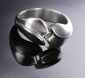 Georg Jensen. Moderne ring i sterlingsølv