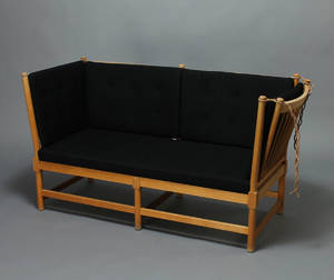 Hyndesæt til Børge Mogensens tremmesofa, model 1789, sort