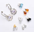 Spinning Jewelry. Par ørestikkere samt charms 14