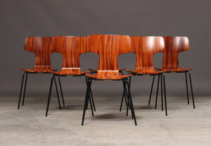 Arne Jacobsen, Sæt på seks stole, model 3103 6