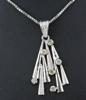 18K Diamond Necklace approx. 0.30ct