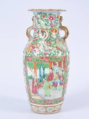 VAS, porslin, Kina, Kanton, 181900-tal.
