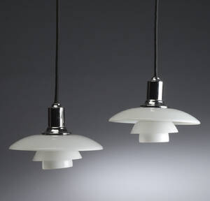 Poul Henningsen. Et par PH 21 pendler. 2