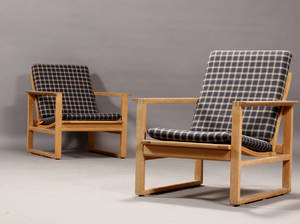 Børge Mogensen. Par slædestole, model 2256 2