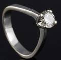 Solitaire ring ca. 1.06 ct. Ruben Svart.