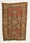 Antik kaukasisk Shirvan tæppe, 168x112 cm.