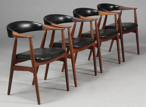 Farstrup. Armstole, teaktræ, 1960erne 4