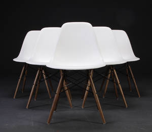 Charles Eames 1907- 1978. Seks stole, model DSW 6