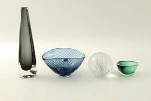 Konstglas, 4 delar