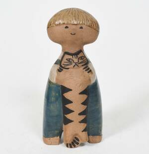Figurin, Pelle, Lisa Larson, Gustavsberg