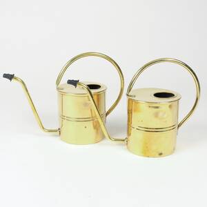 VATTENKANNOR 2 st, mässing fläckar