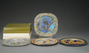 Bjørn Wiinblad. Fire platter 4