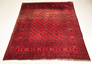 Afghansk tæppe, 275x220 cm.