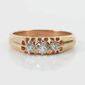 DIAMANTRING, ca0.45ct, guld 18k, 4.2g