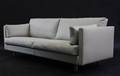 JENSEN DESIGN  Dansk designet 3 pers sofa. Lys grå læder
