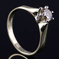 Solitaire ring ca. 1.00 ct.