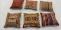 6 st, Kelim-Patchwork kuddar 6