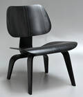 Charles Eames. LCW, lounge hvilestol i sortlaseret ask 