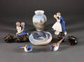 Samling porcelænsfigurer fra Kgl. porc. og Bing  Grøndahl 10
