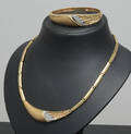 Smykkesæt med halskæde og armring, 14 kt. guld 2