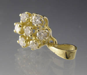 Brillant vedhæng ca. 0.55 ct.