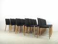 Peter Maly, Set Stühle  Gurtenstühle Modell 737 für Thonet 15