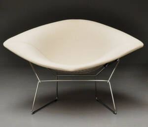 Harry Bertoia. Diamond Lounge chair, stor model 