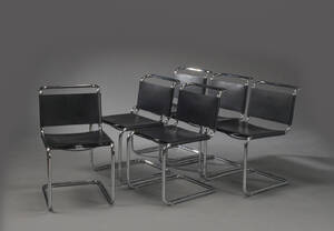 Ufficio Technico for Knoll. Sæt på seks Spoleto chairs 6