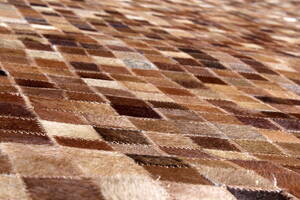 Koskindstæppe. Patchwork, 214 x 152 cm. 