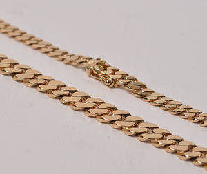 Klassisk Panser Collier af 14 kt. guld