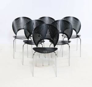 Nanna Ditzel. Sæt på seks Trinidad stole, model 3296 6 