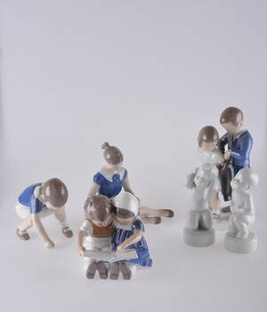 Bing Grøndahl, 6 stycken figuriner 6