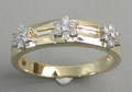 Brillantring. Ca. 0.31 ct