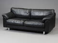 To-pers. sofa, sort skind