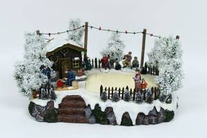 Juldekoration, Skridskobana