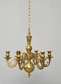 Lysekrone af messing, 1900-tallet