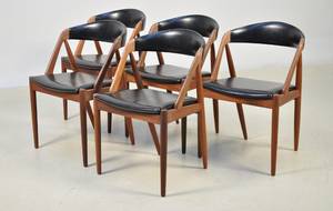 Kai Kristiansen født 1929. Fem stole i teak5