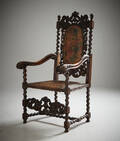Karmstol i barockstil
