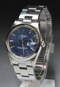 Rolex Oyster Perpetual Date herrearmbåndsur af stål, ref. 15000