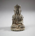 Buddha i patinerad brons