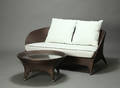 Havesæt. To-pers. sofa og bord