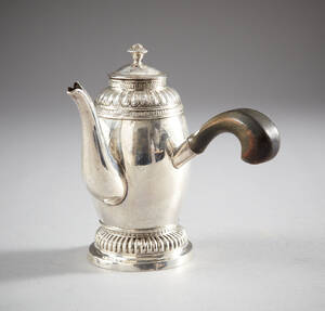 Kaffekanna i silver Hans Georg Vogt Kristianstad