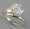 Brillantring. Ca. 1.05 ct